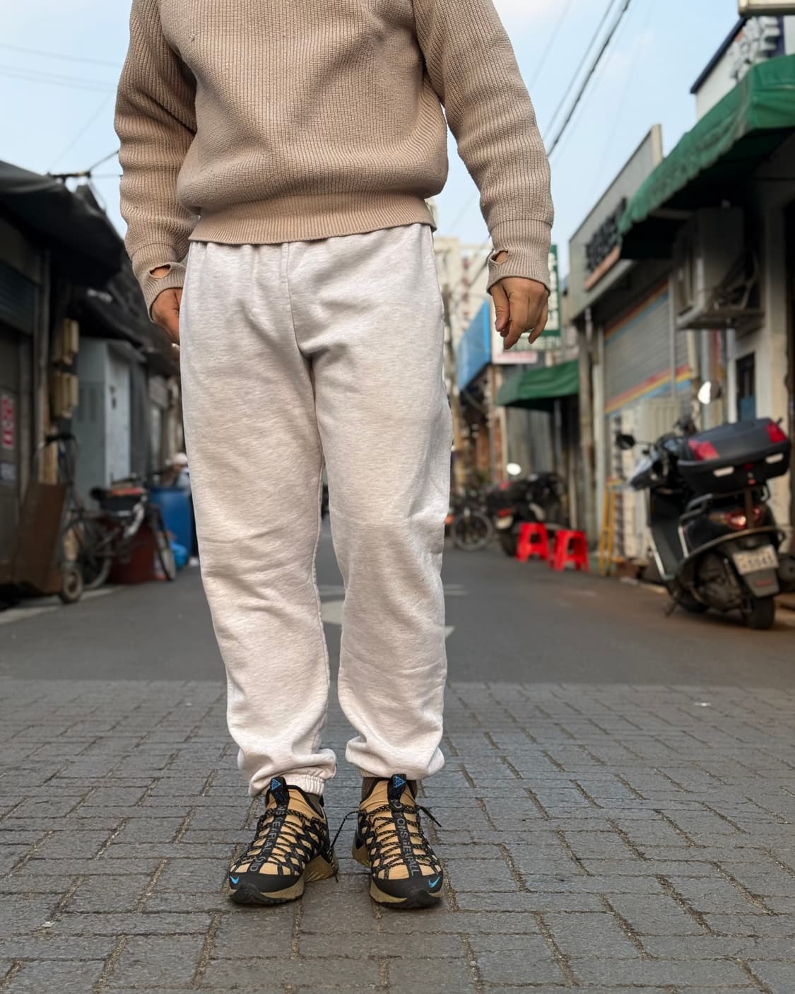 오베이 Established 웍스 아이즈 스웻팬츠 M 상품이미지8