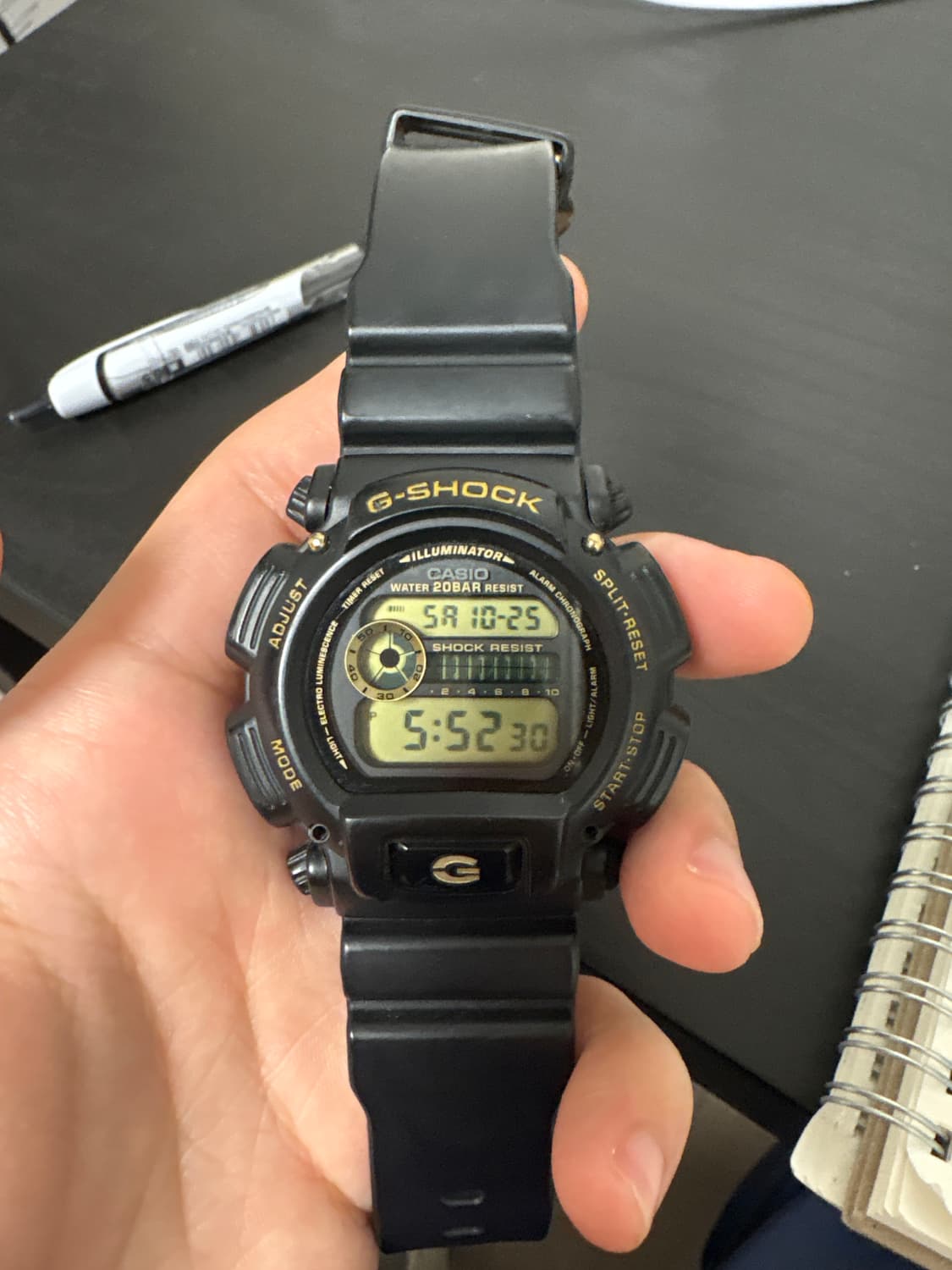 카시오 지샥 G-SHOCK 블랙 시계 상품이미지1