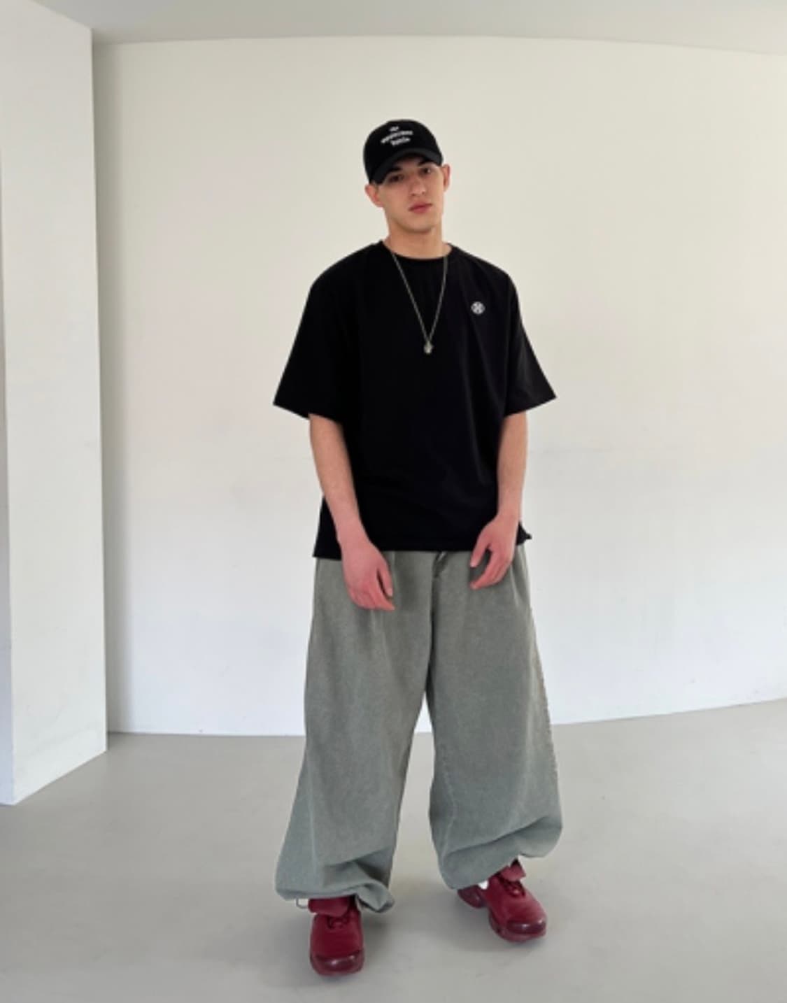 더미스테리어스호텔 옥스포드 워싱 팬츠 1사이즈 상품이미지2