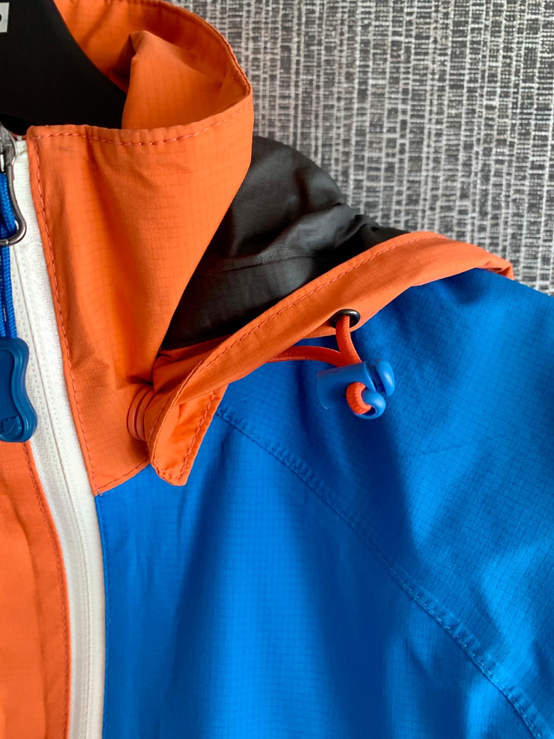 라푸마 고어텍스 자켓 오렌지 블루 윈드자켓 바람막이 방풍 방수 후드점퍼 상품이미지5