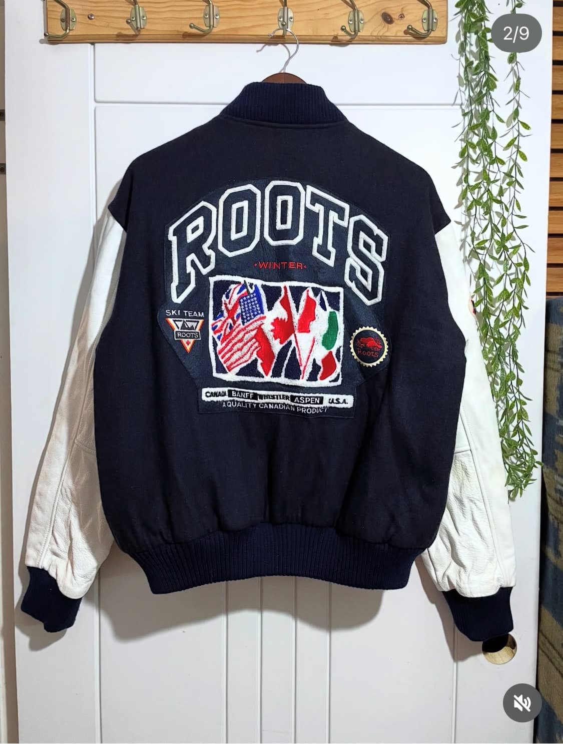 루츠 울 레더 바시티 상품이미지1