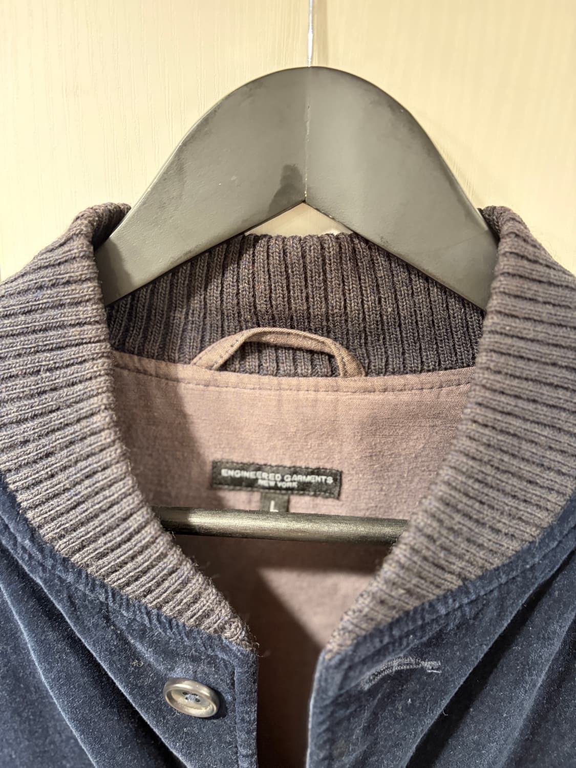 Engineered Garments 엔지니어드 가먼츠 벨벳틴 블루종 상품이미지3