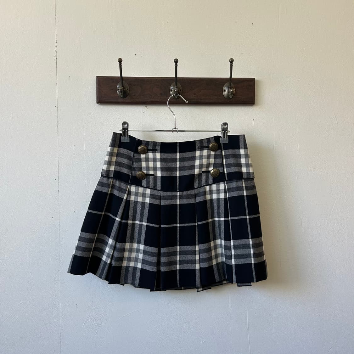 버버리 노바 체크 더블 스커트 상품이미지5