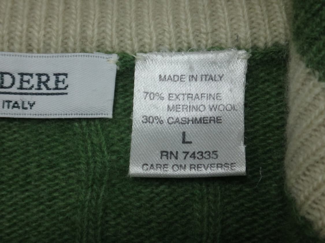 (L) BELVEDERE 이태리 울 반집업 터틀넥 니트 상품이미지9
