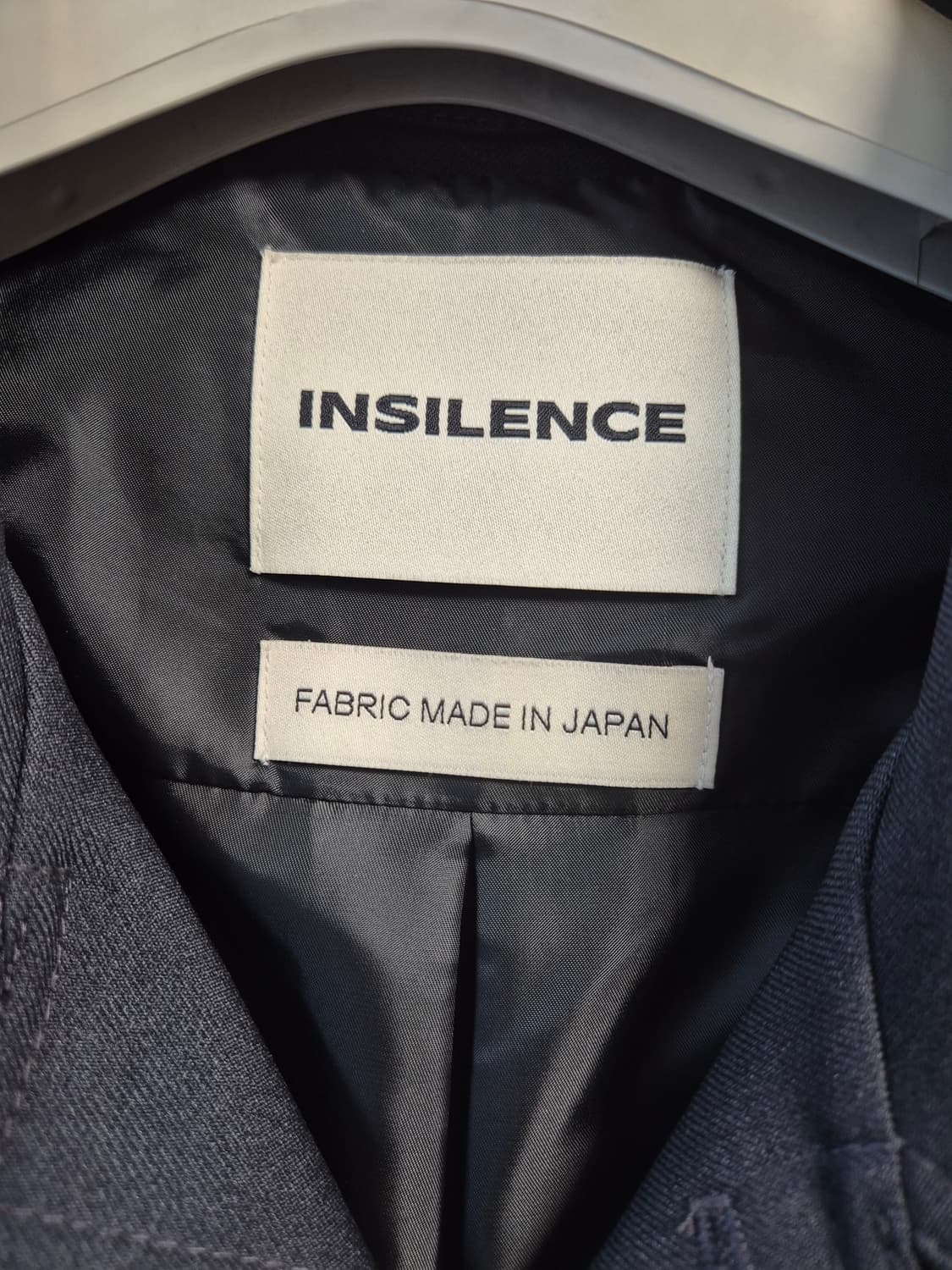 인사일런스 SASAKI 포인티드 칼라 블루종 SLATE GREY M 상품이미지3