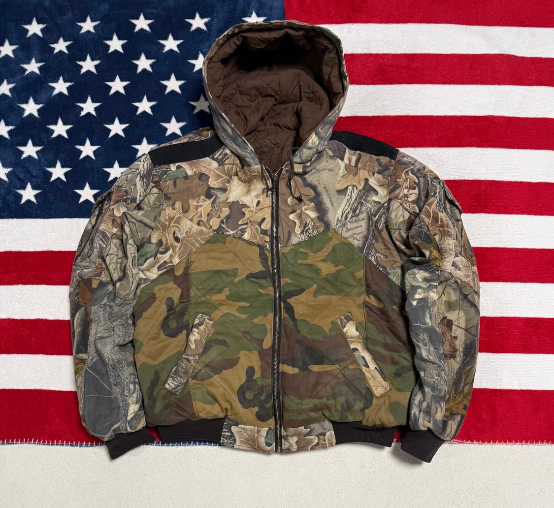 리메이크 리얼트리카모 헌팅후드자켓  Realtree camo jacket 상품이미지1