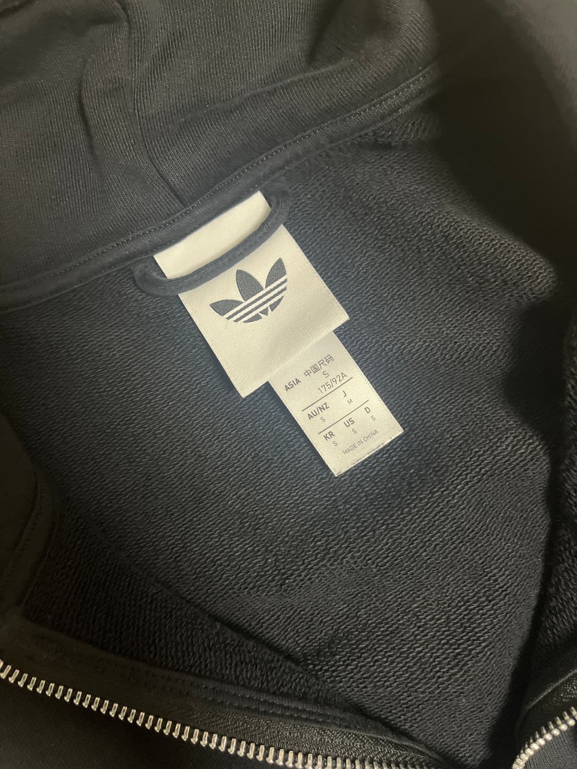 아디다스 후드집업 KC9315 블랙:크림화이트 상품이미지3