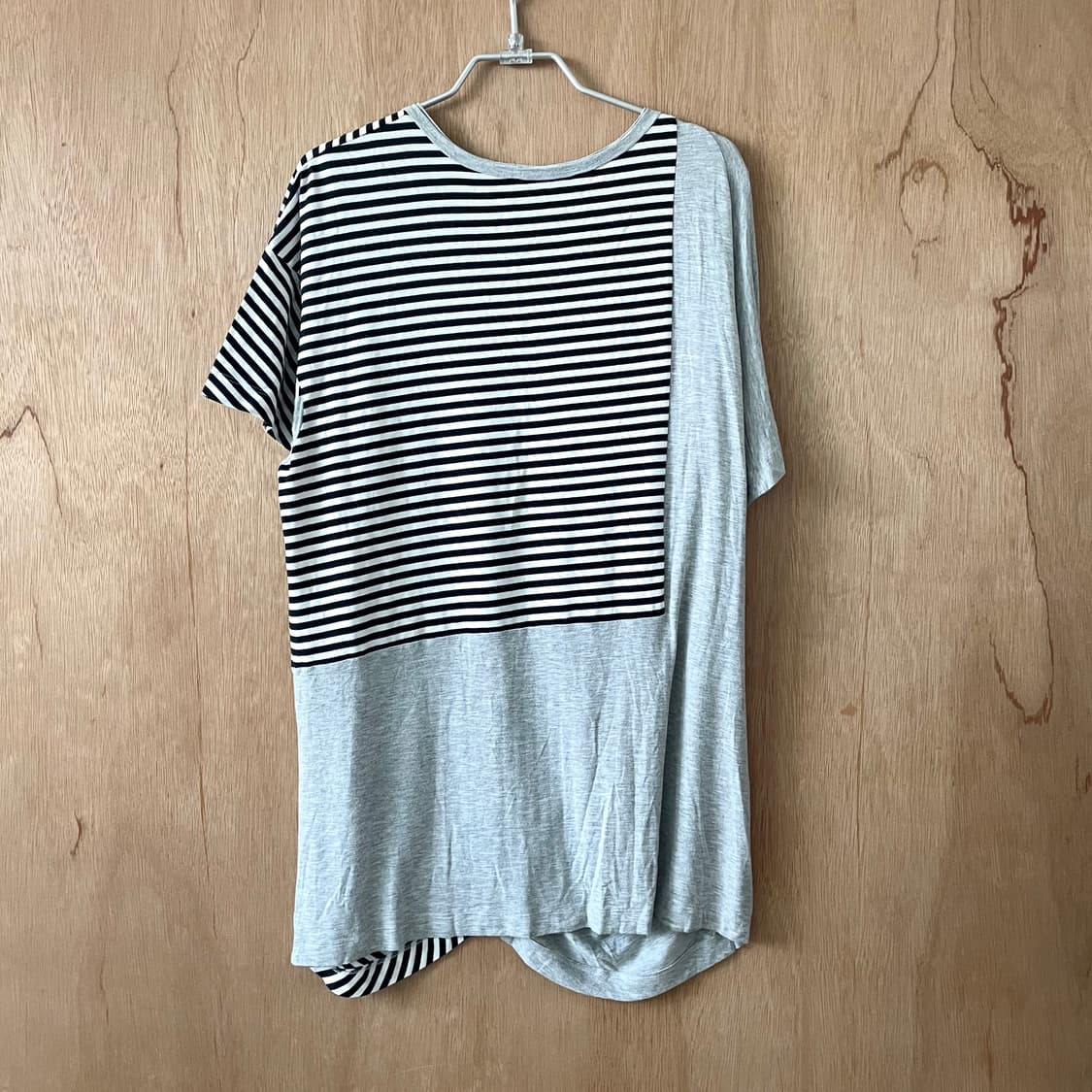 알렉산더맥퀸 비대칭 드레이프 티셔츠 상품이미지5