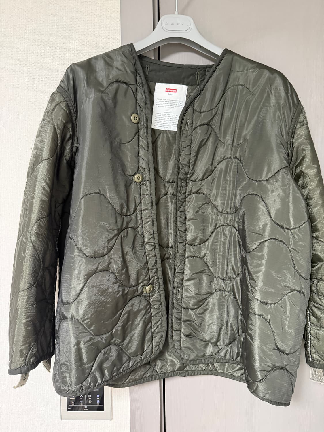 슈프림 x oamc 밀리터리 라이너 자켓 L사이즈 상품이미지3