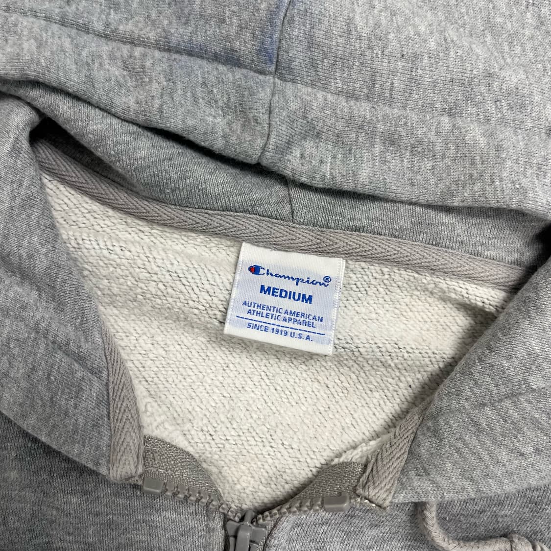 Champion gray hood zip-up 상품이미지7