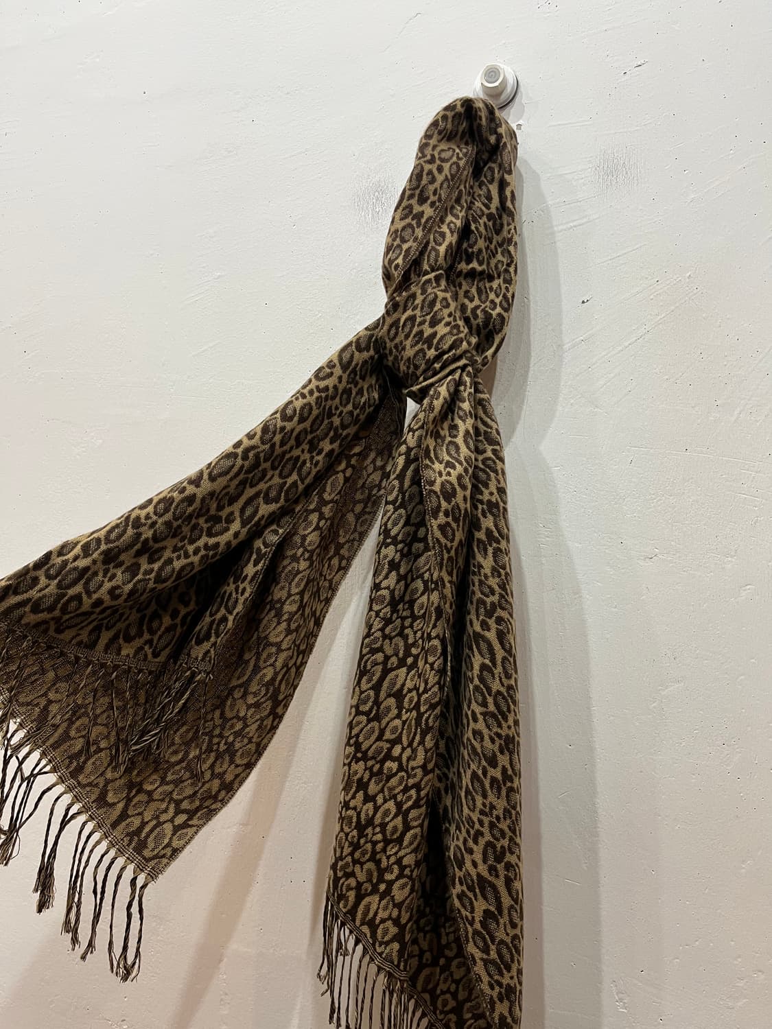 일본빈티지 레오파드 숄 머플러 상품이미지2