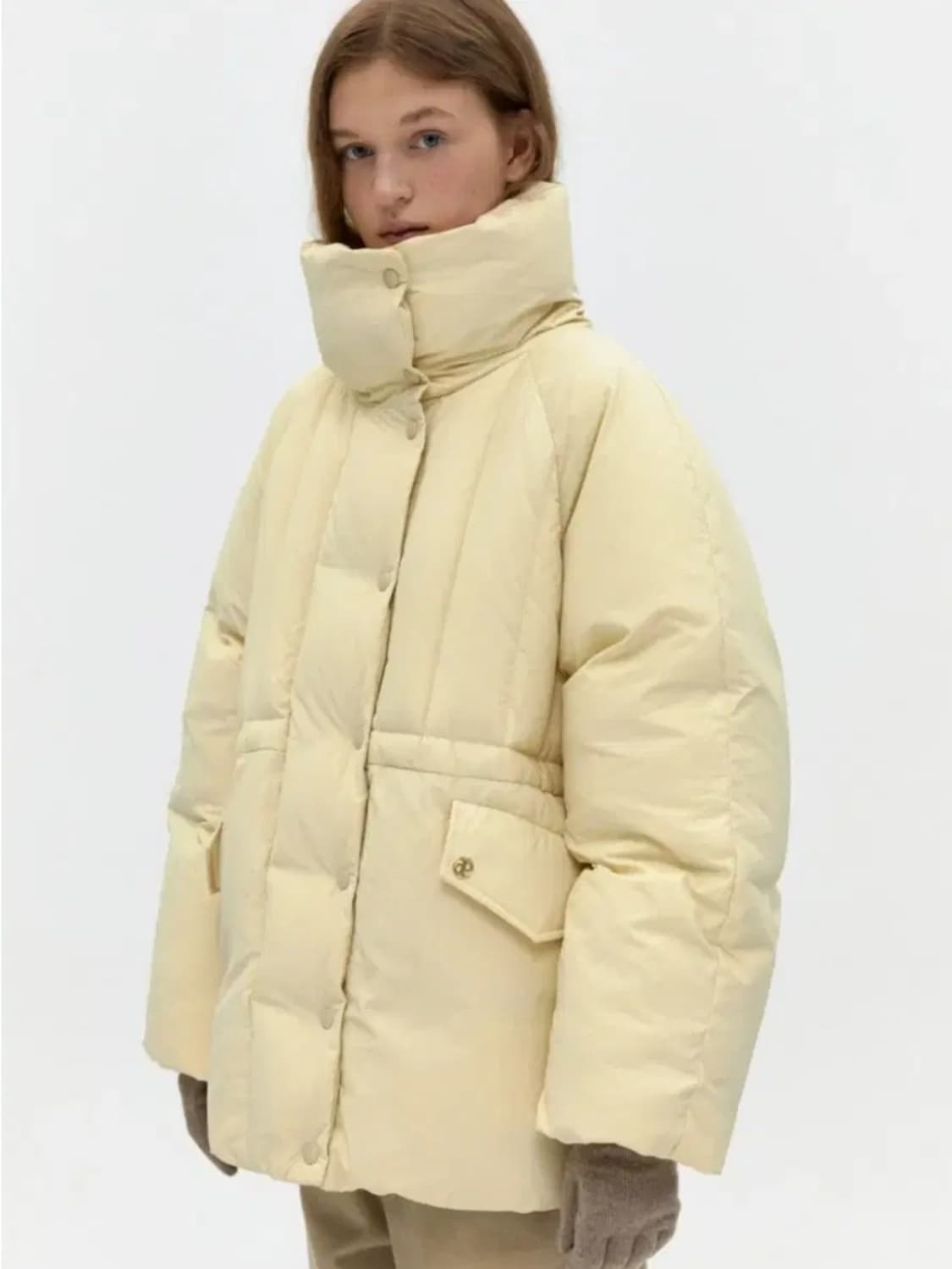 드파운드 버터색 덕 다운패딩 F 33-77 상품이미지2