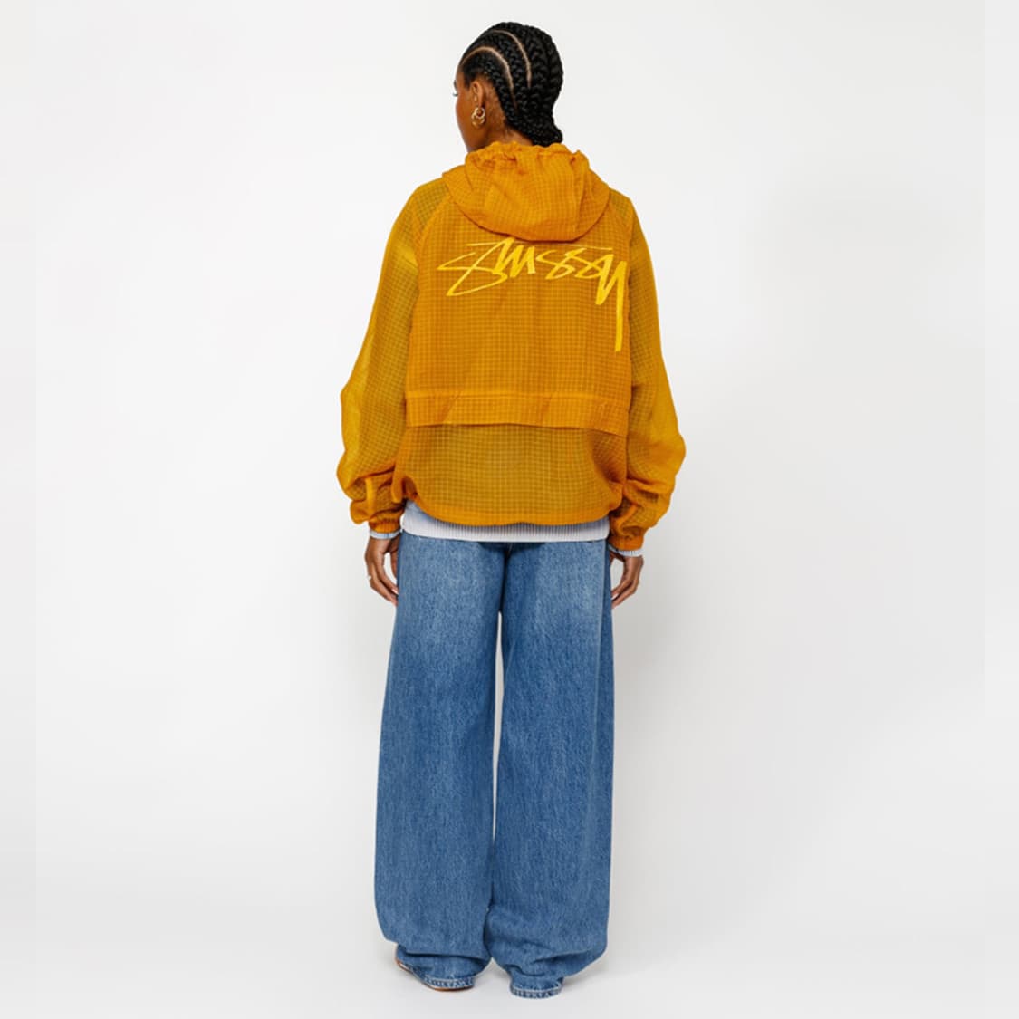 새상품 스투시 비치 쉘 트랜스패런트 립스탑 바람막이 자켓 상품이미지6