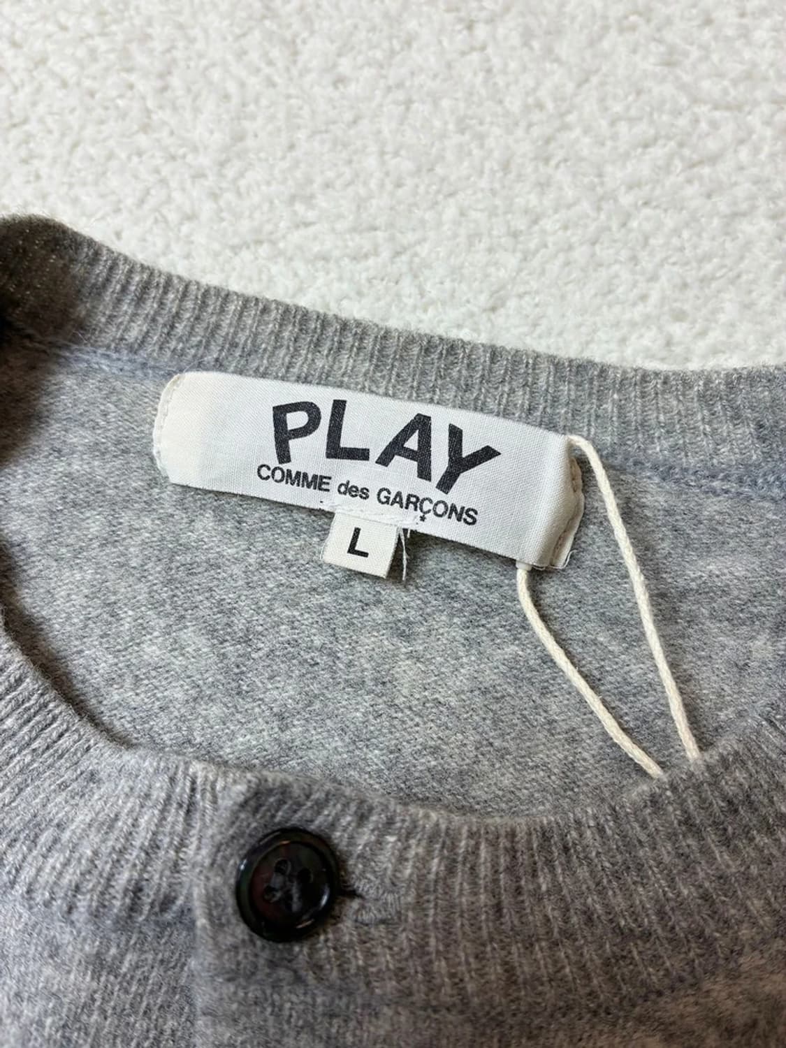 꼼데가르송 하트 로고 니트 가디건 PN6507    상품이미지4