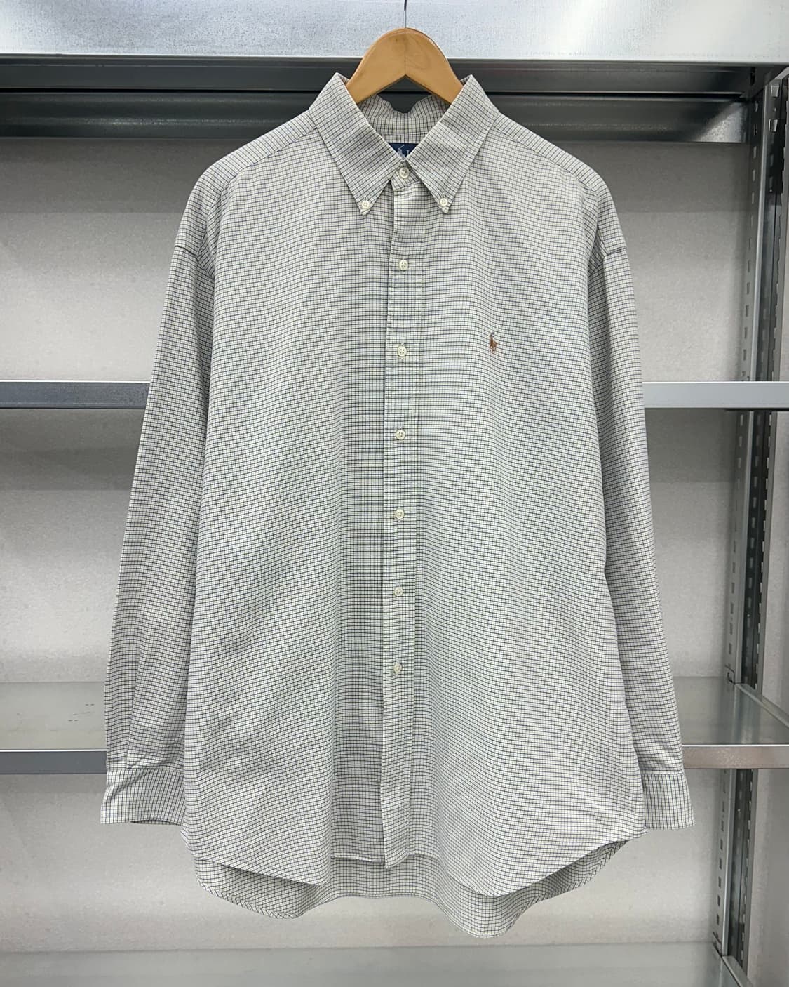 (3XL)폴로 체크 셔츠-M930 상품이미지1