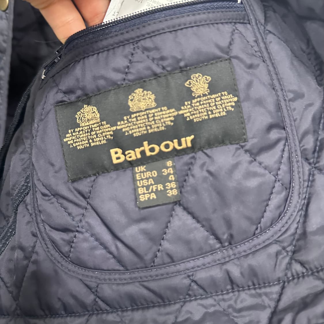 바버 퀄팅 자켓 상품이미지4