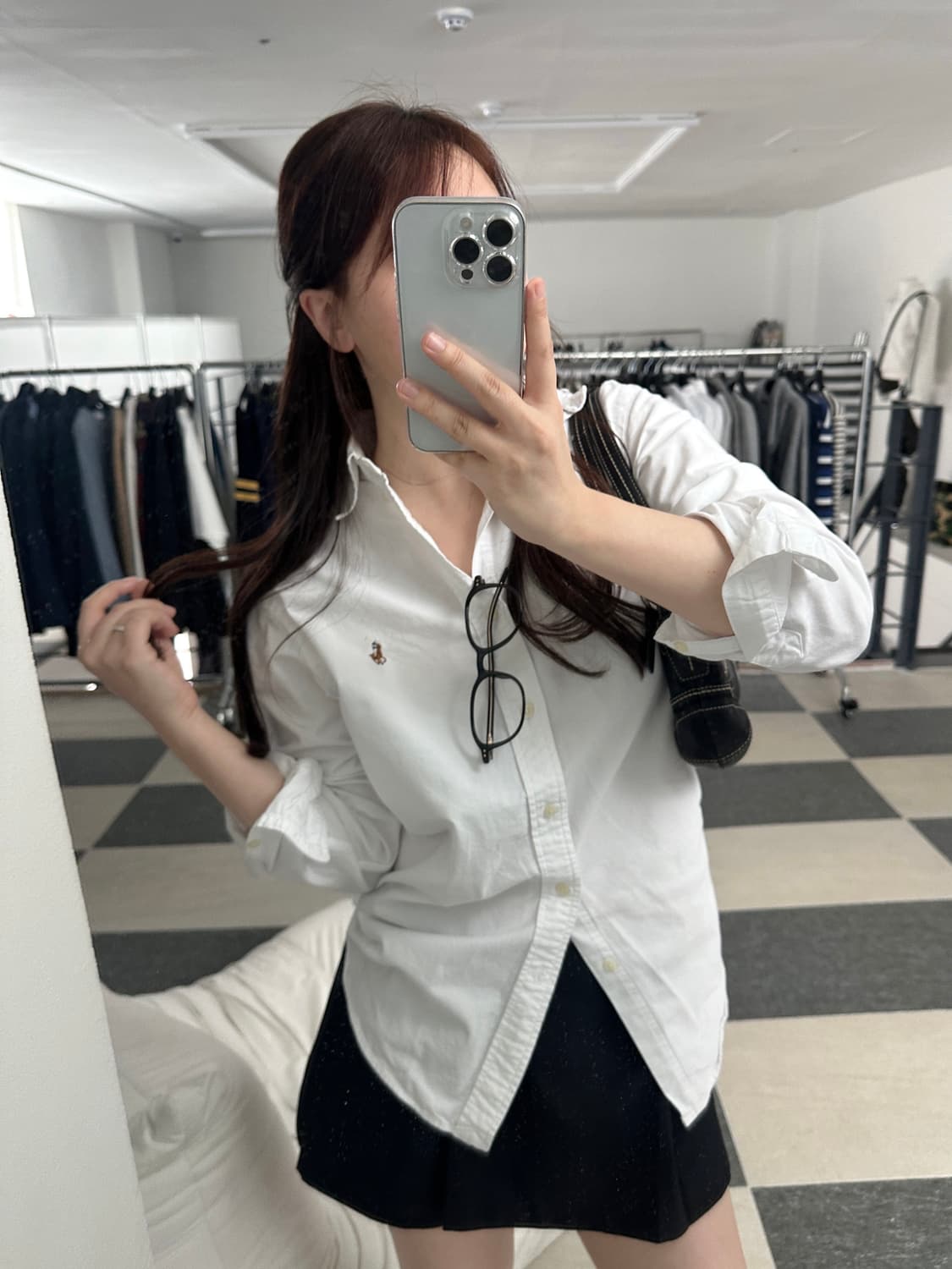 폴로 랄프로렌 화이트 멀티포니 옥스포드 셔츠  상품이미지3
