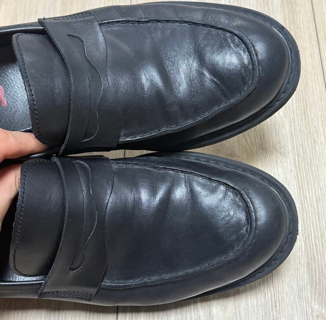 44) 캠퍼 뉴먼 로퍼 블랙 280 상품이미지7