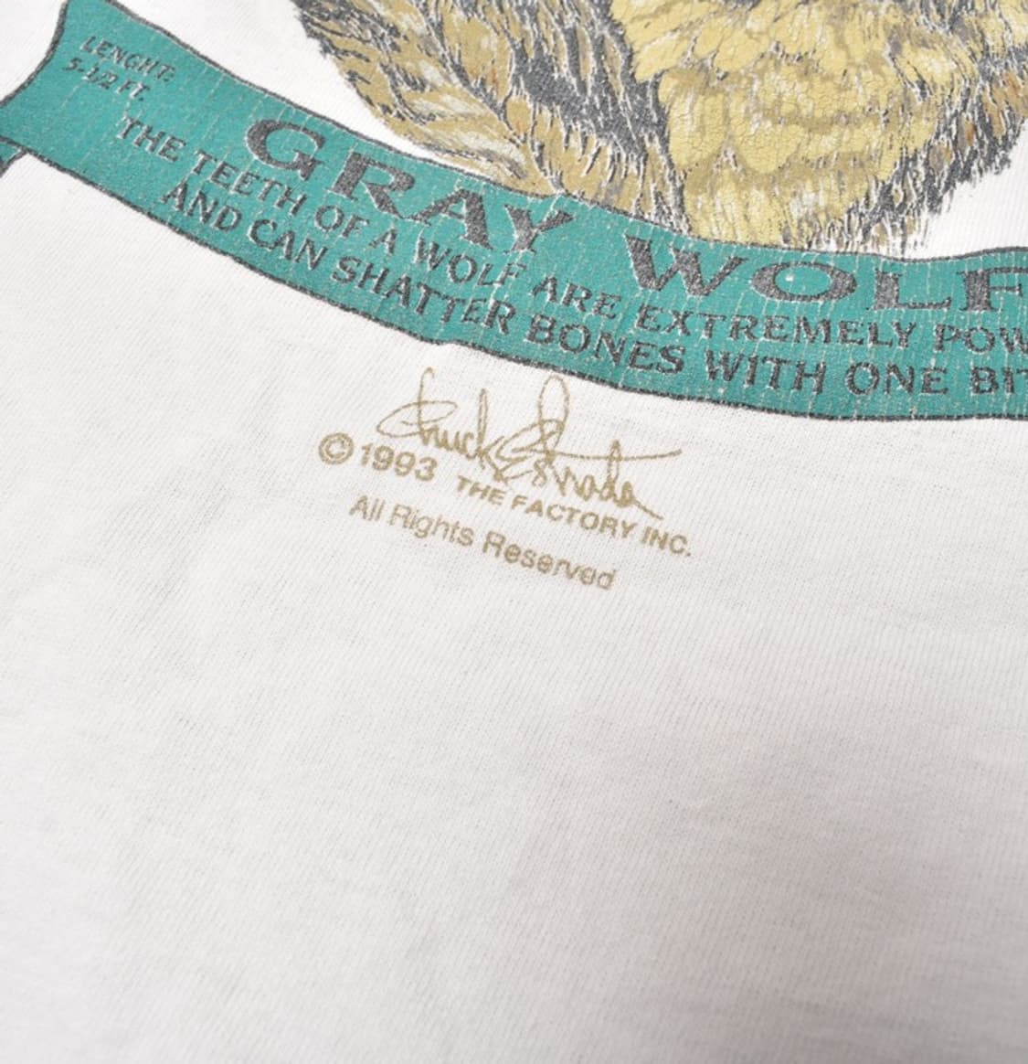 90S 오리지널 OG 아트웨어 반팔 티셔츠 XXL M25062314 상품이미지4