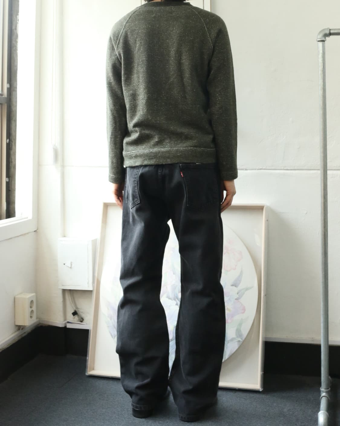 리바이스 517 블랙 부츠컷 데님 팬츠  상품이미지2