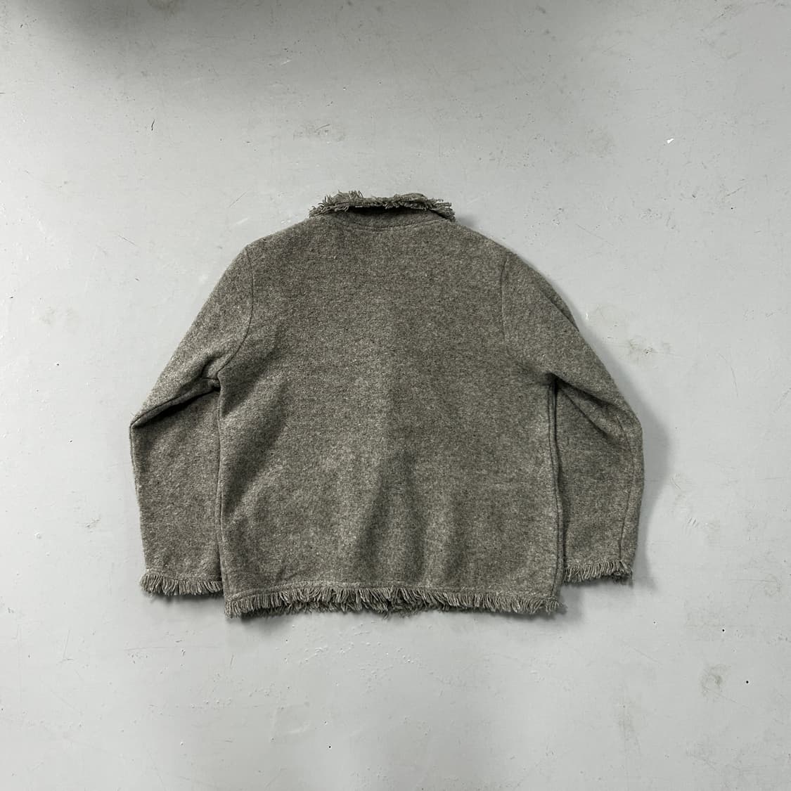 JPN VTG 프린지 울 자켓  상품이미지4