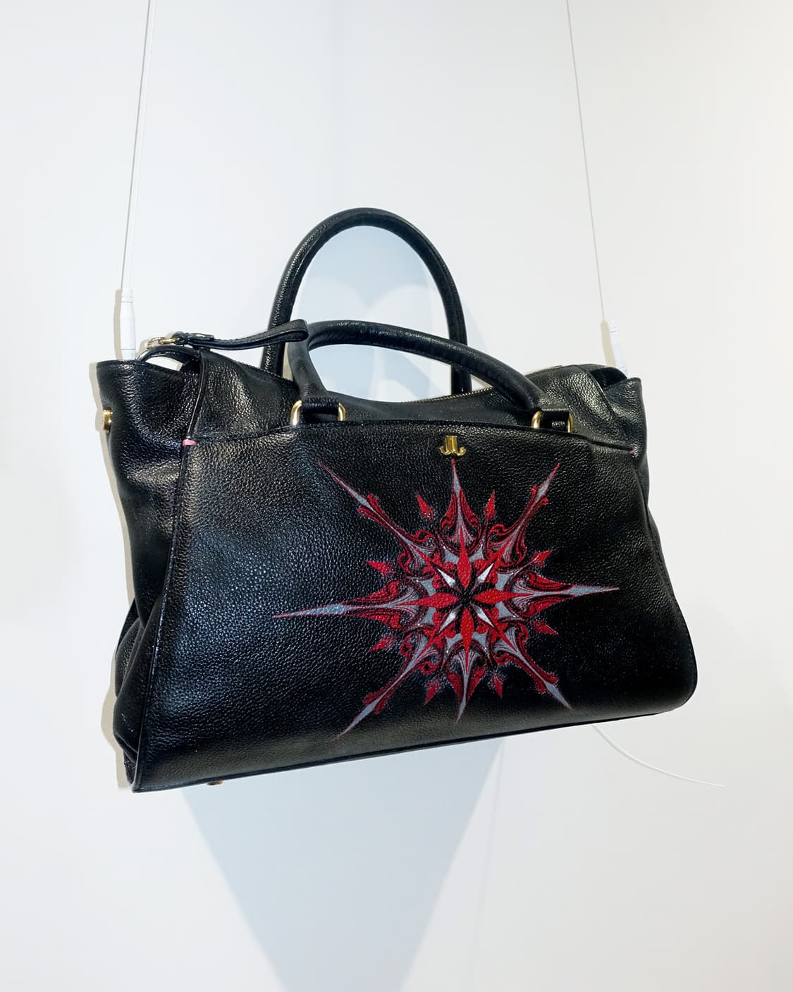 한정판)질스튜어트 블랙 가죽 토트백 1/1 상품이미지2