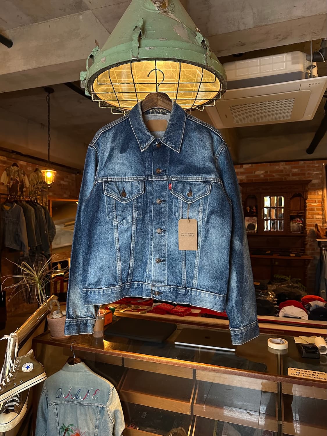 90s USA 빈티지 리바이스 3rd 3세대 데님 트러커 자켓 상품이미지2