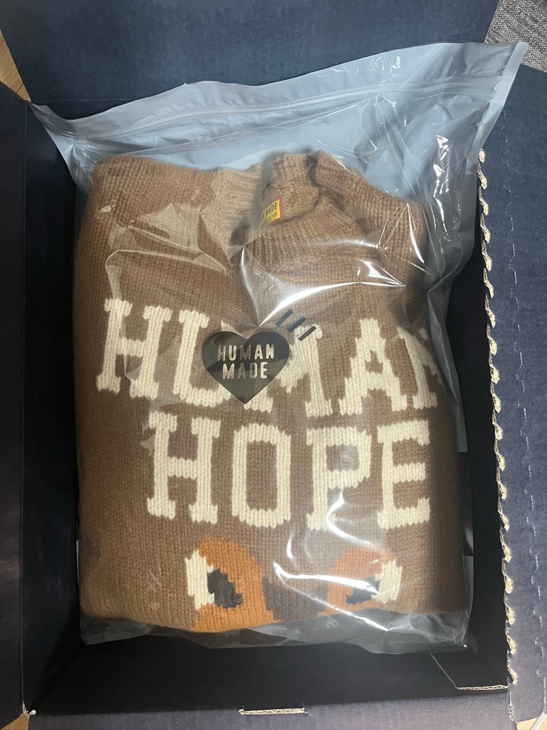 휴먼메이드 제이홉 니트 브라운 m 상품이미지1