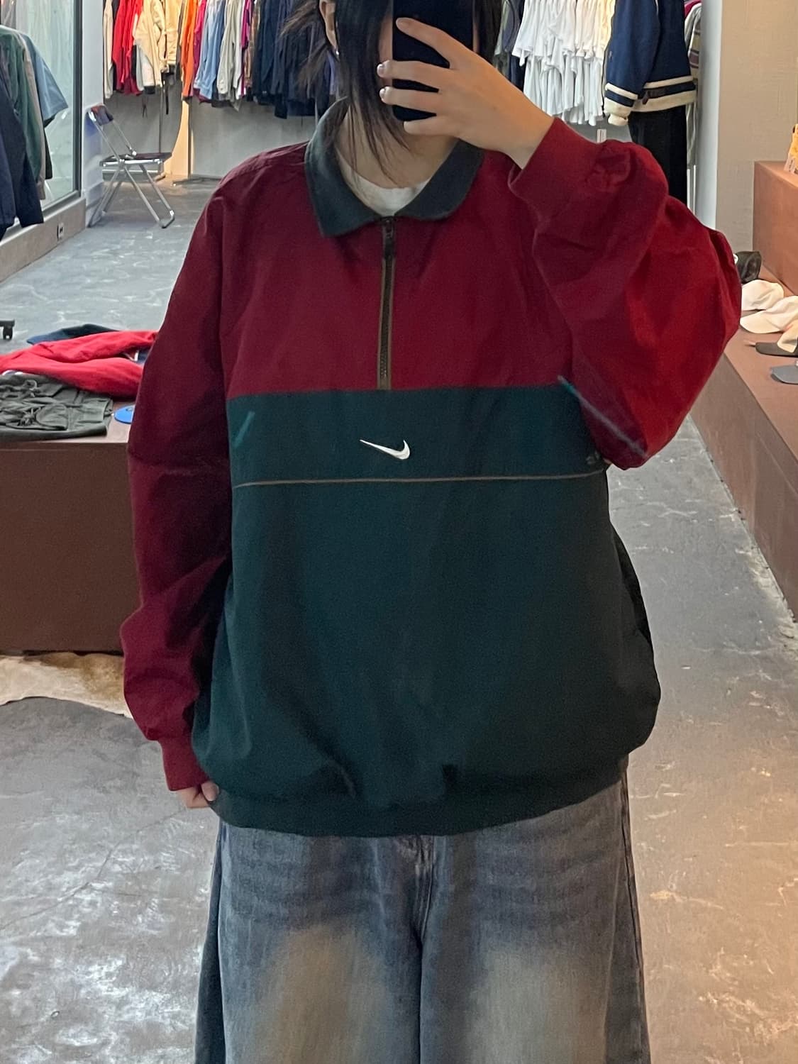 나이키 올드스쿨 아노락 배색 웜업 H2304 상품이미지1