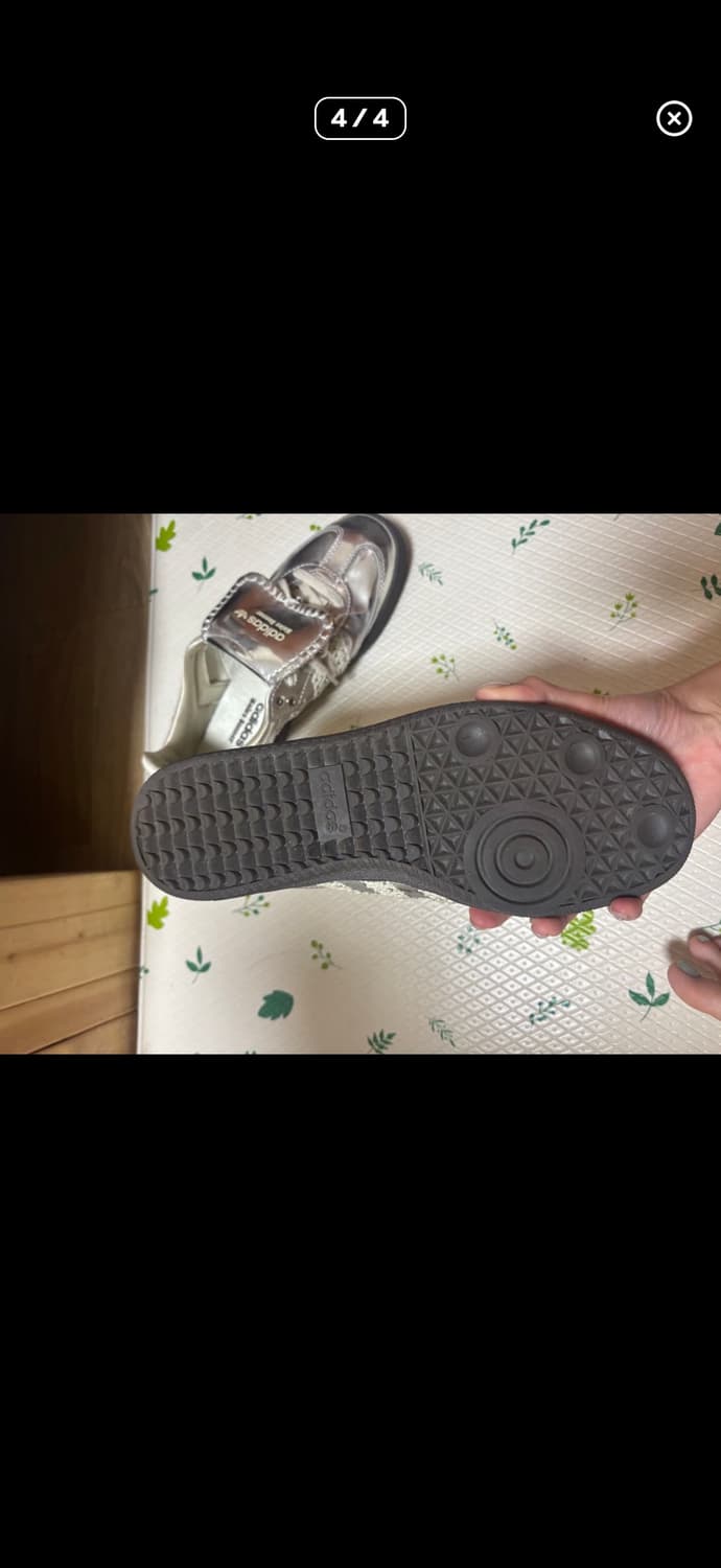 아디다스 삼바 웨일즈보너 실버 메탈릭 us8 260 상품이미지4