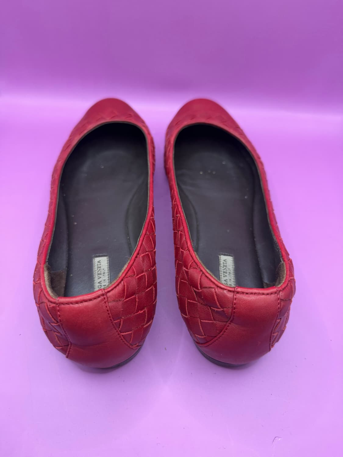 [BOTTEGA VENETA] 보테가 베네타 인트레치아토 레더 플랫 슈즈 상품이미지3