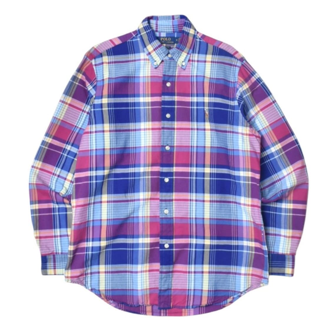 폴로 랄프로렌 큐알 체크 셔츠 남방 M 상품이미지2