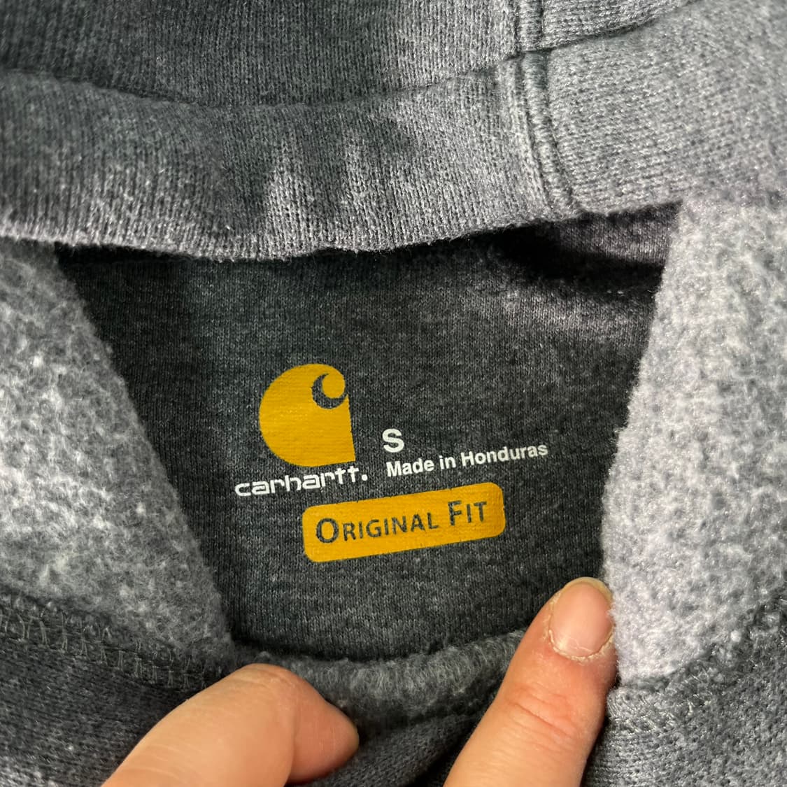 100 칼하트wip 그레이 후드티 상품이미지2