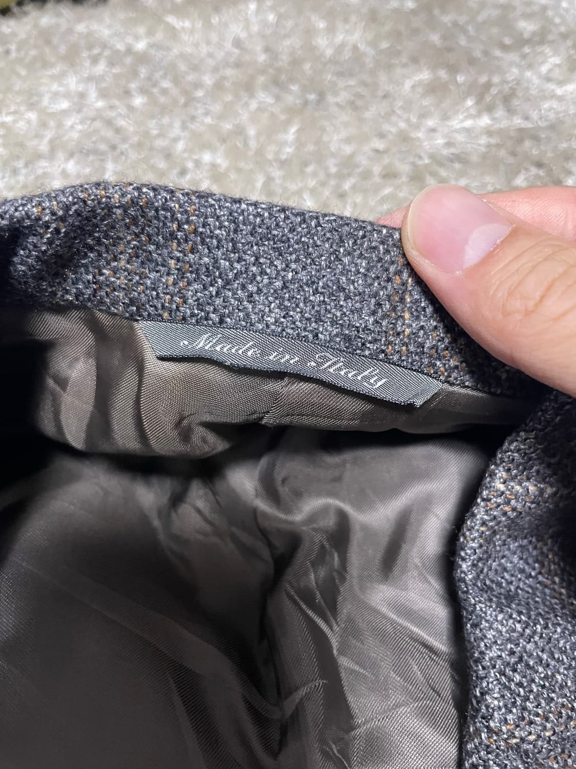 이태리제 카날리 캐시미어 실크 블레이저 사이즈 110 상품이미지5