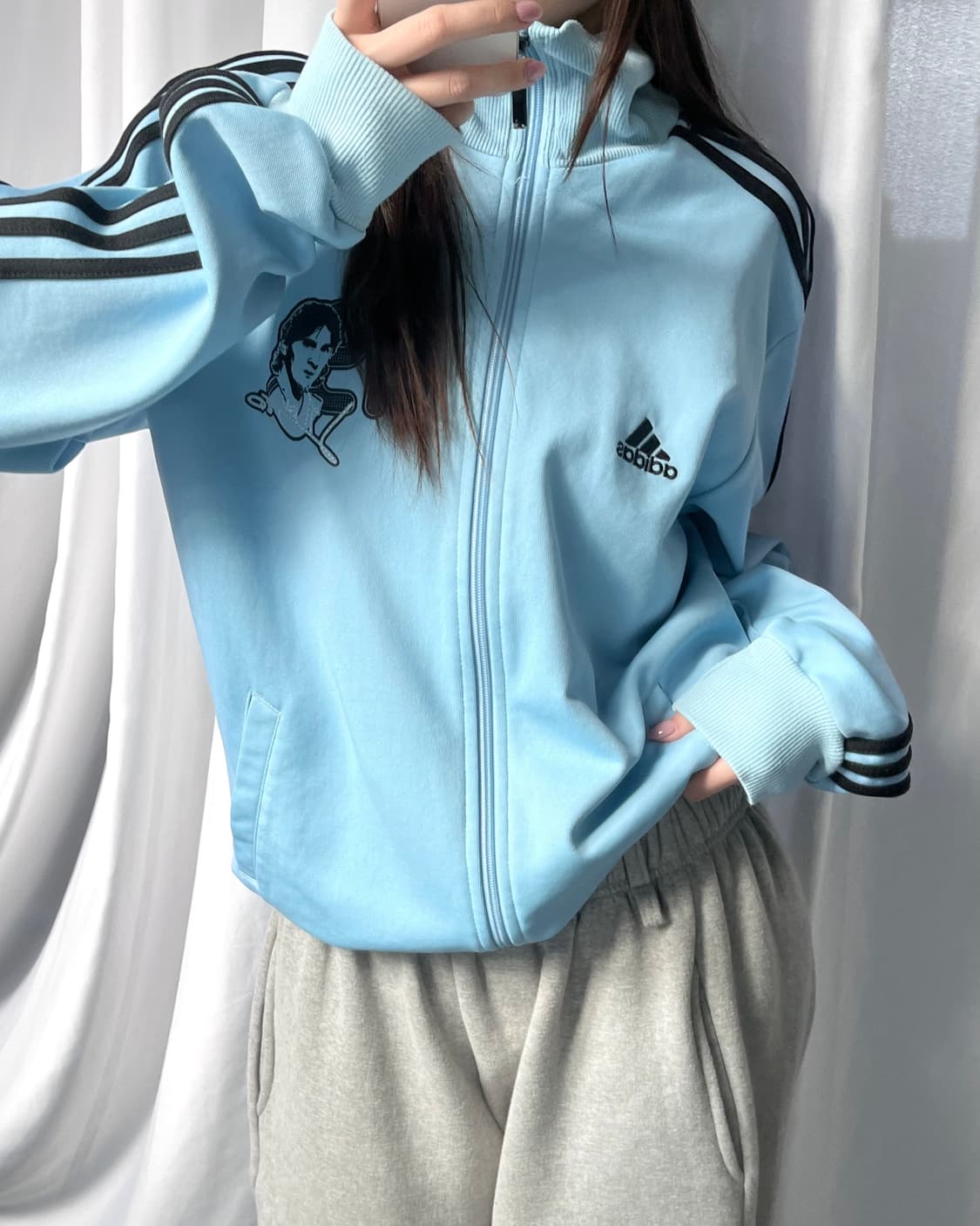 Adidas 아디다스 Messi 스카이블루 트랙탑 상품이미지8