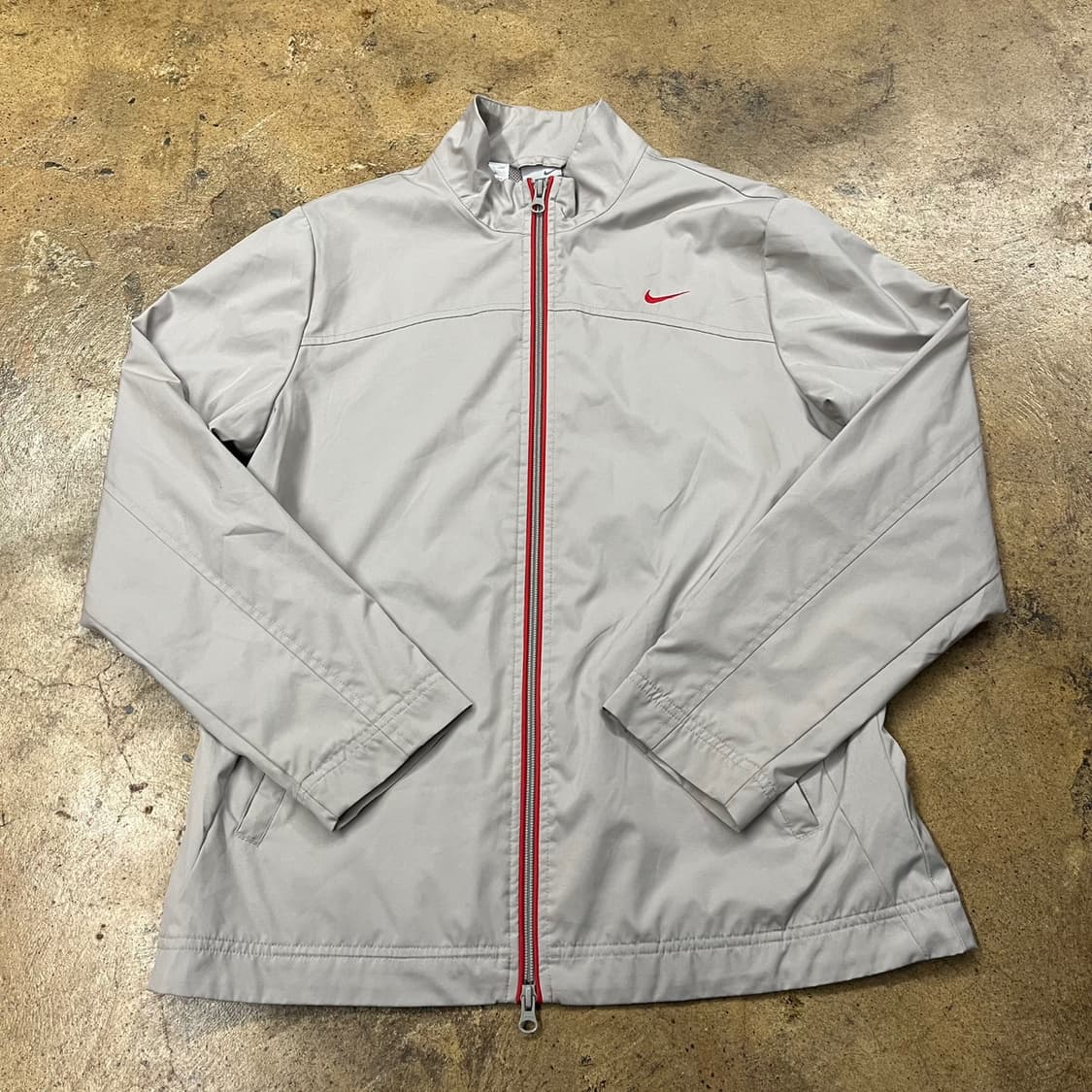 [정품/L] 나이키 바람막이 자켓 그레이 레드 b14 상품이미지2
