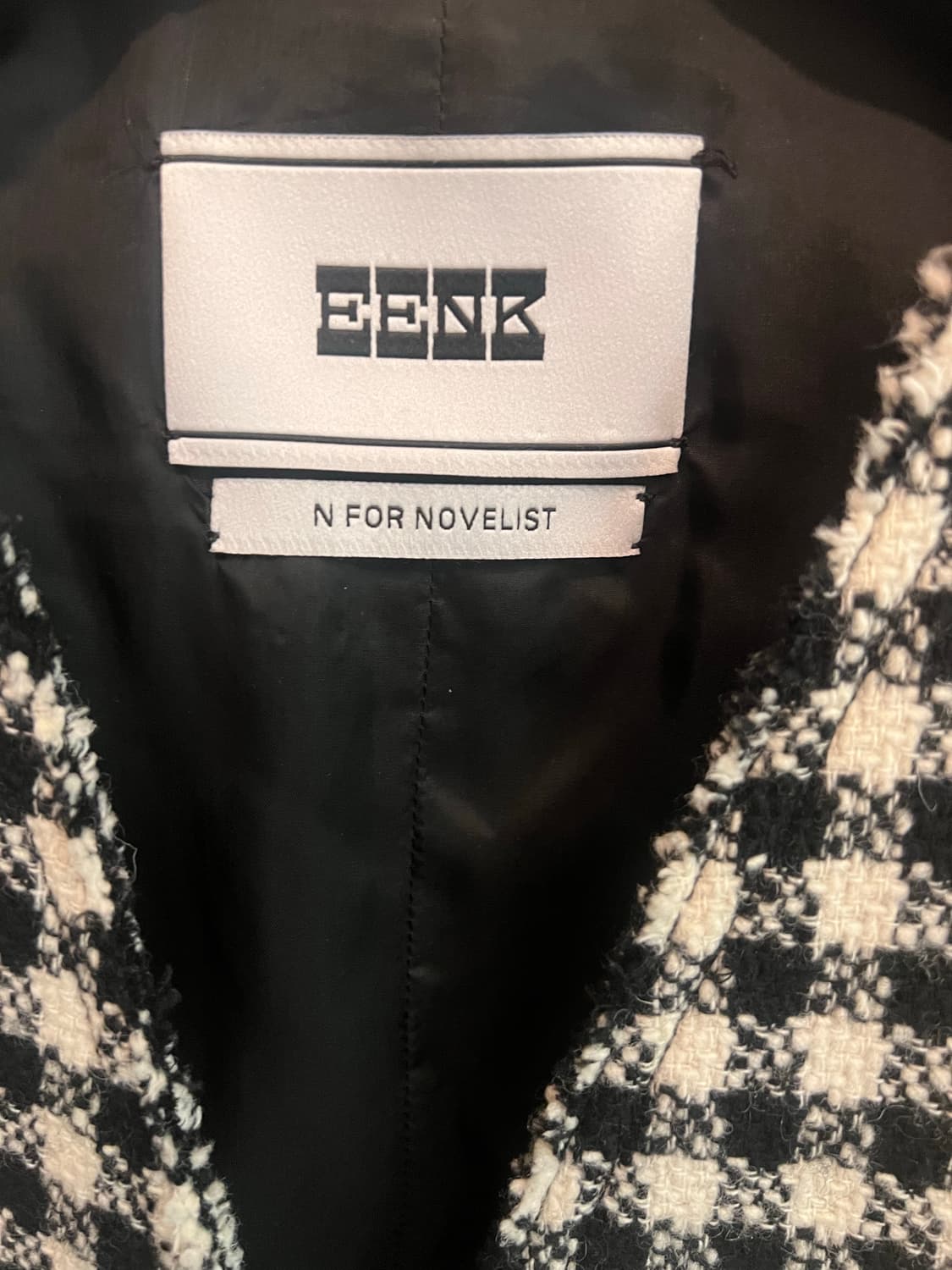 EENK 체크 베스트 상품이미지3