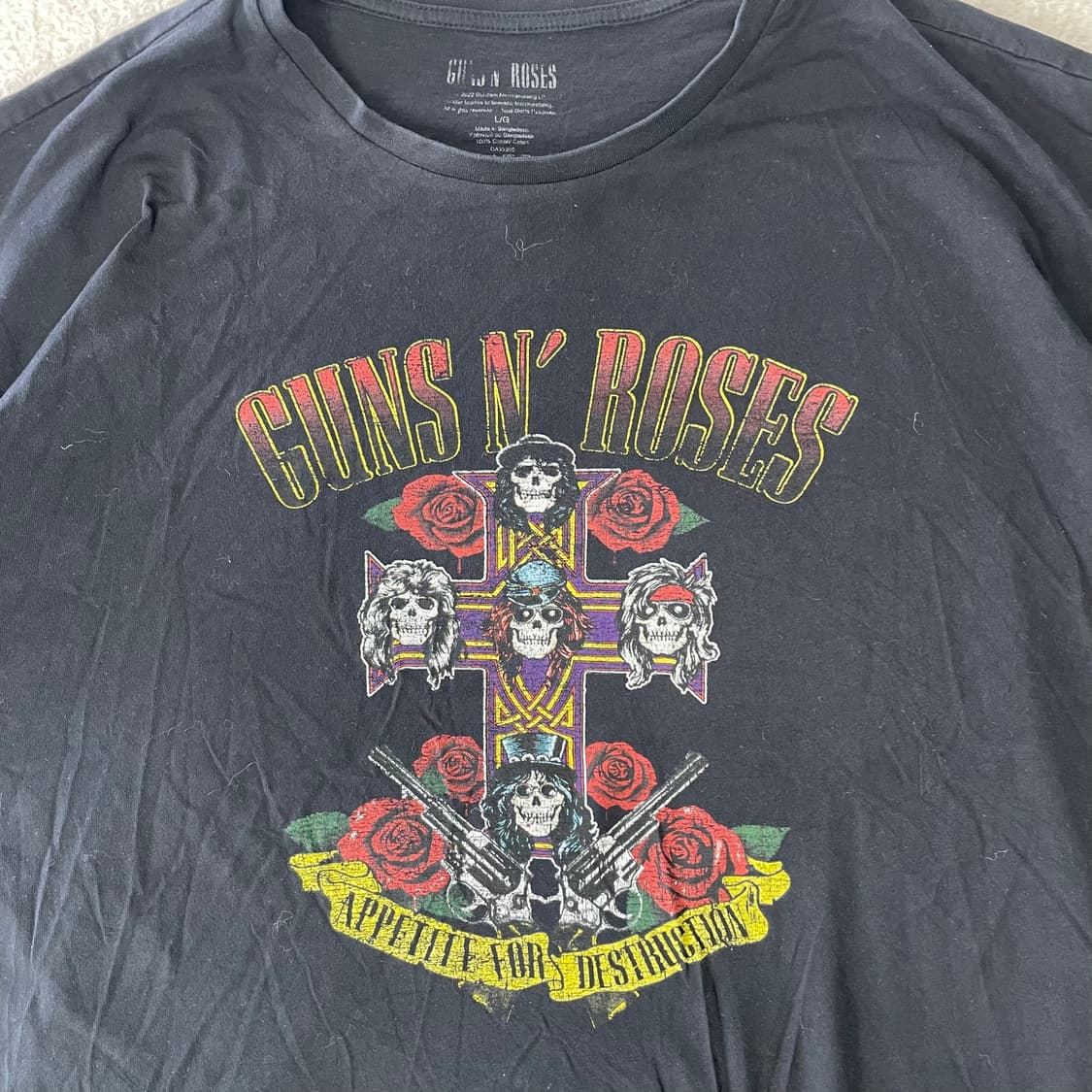 건즈앤로지스 Appetite for Destruction 반팔 티셔츠 상품이미지3