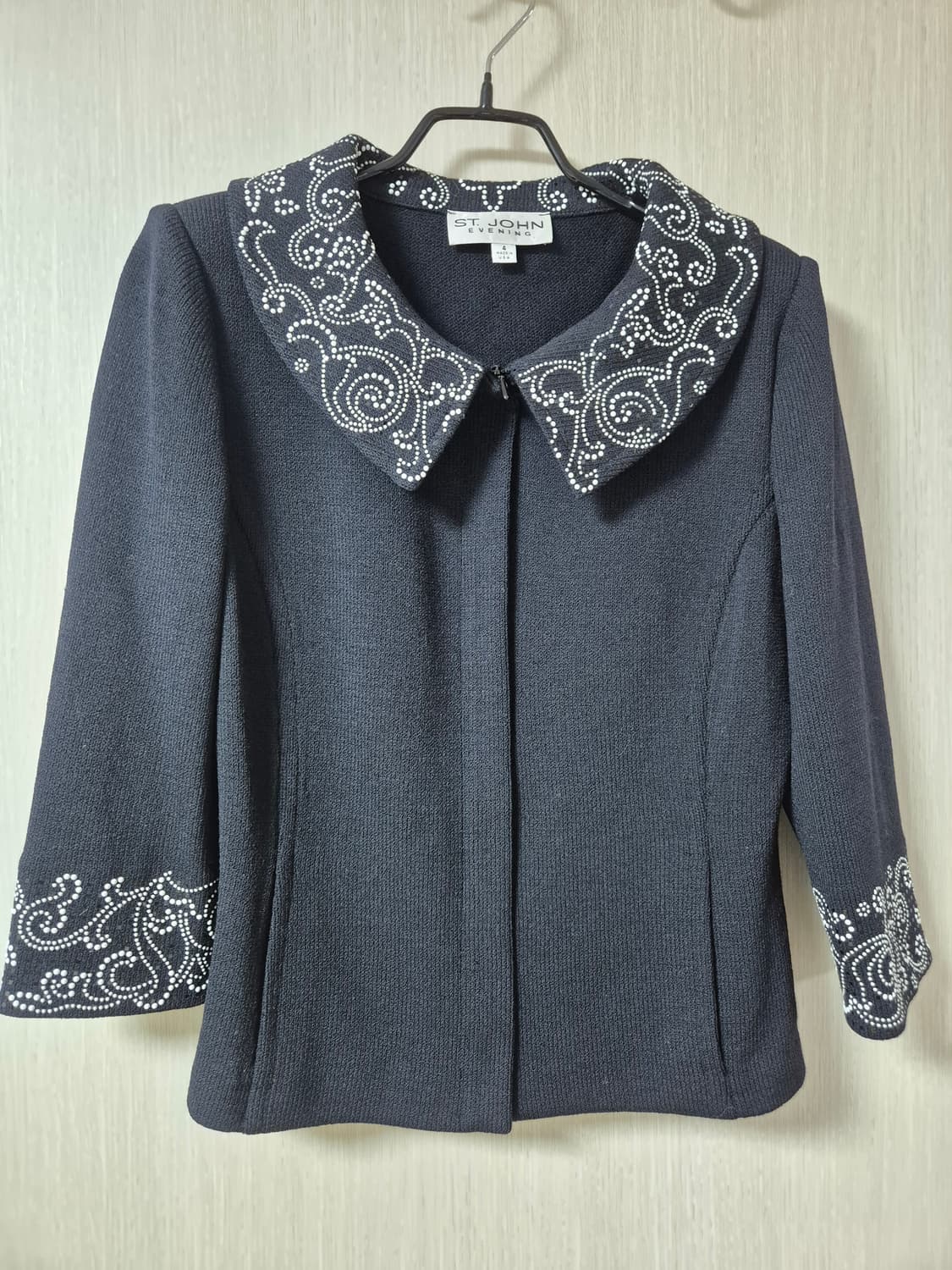 센존 세인트존 ST.JOHN  집업자켓 이브닝 니트자켓 4 상품이미지1