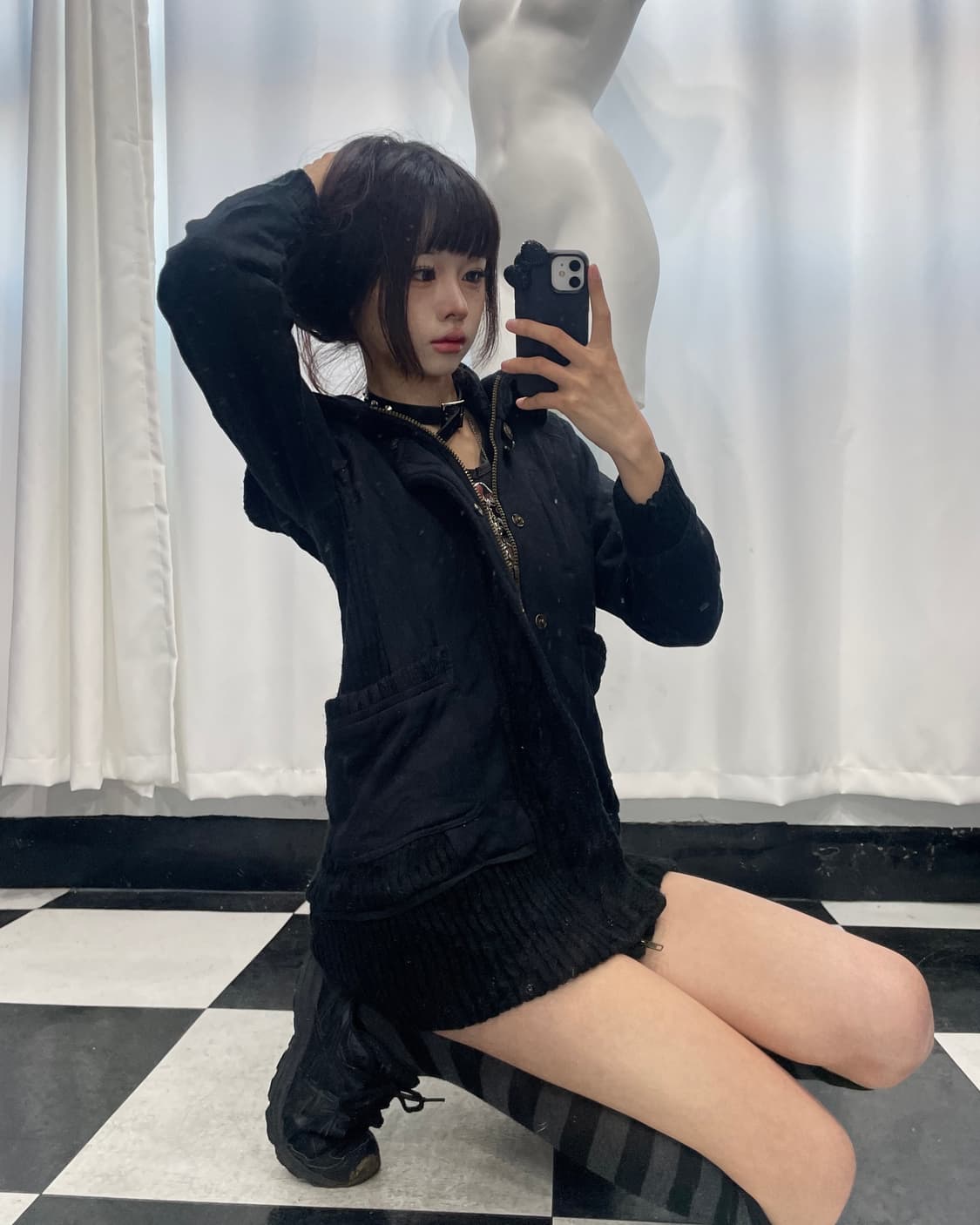 🎸블랙 니트 자켓🎸 상품이미지3