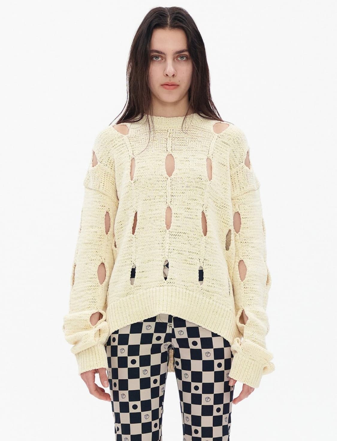 더오픈프로덕트 (오픈YY) 컷아웃 니트 상품이미지1