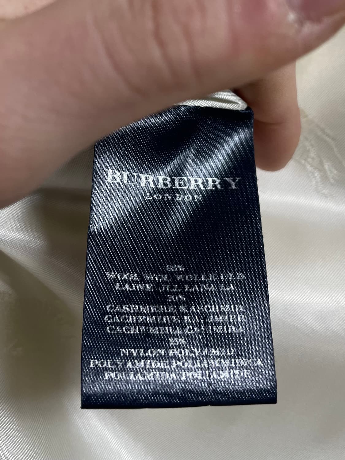 버버리 프로섬 노바체크 하이넥 울 롱 코트 (on.66) 상품이미지6