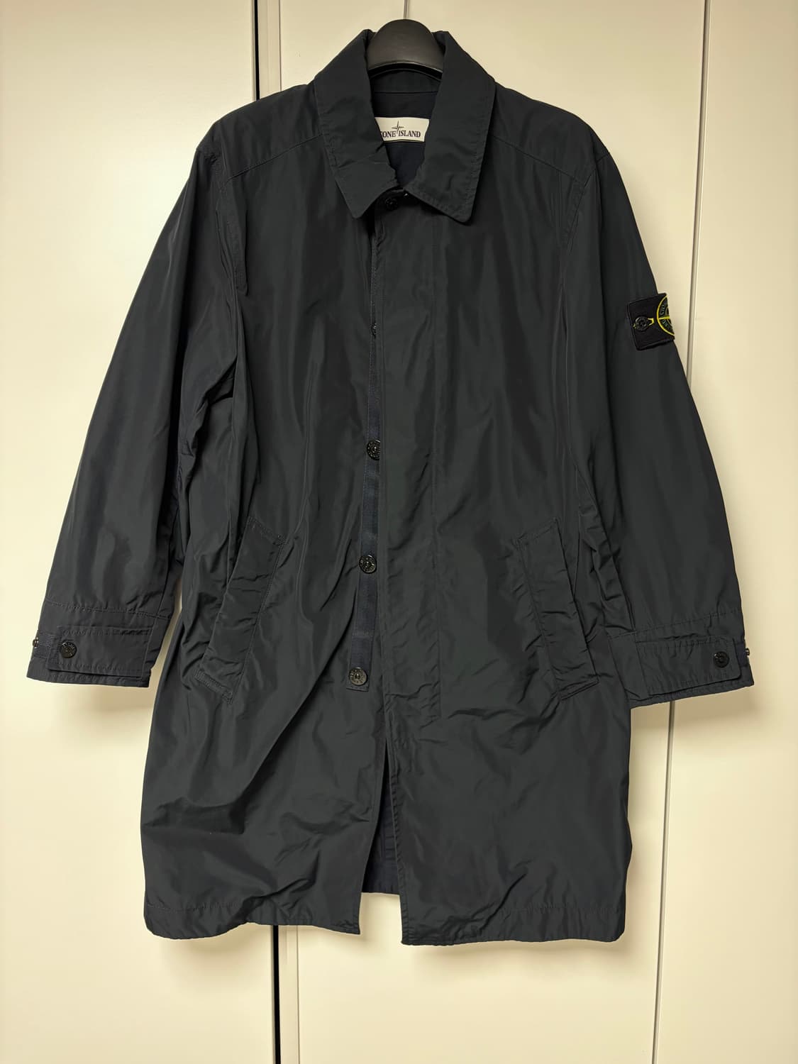 [A급] 스톤아일랜드 마이크로랩스 트렌치코트 다크네이비 상품이미지1