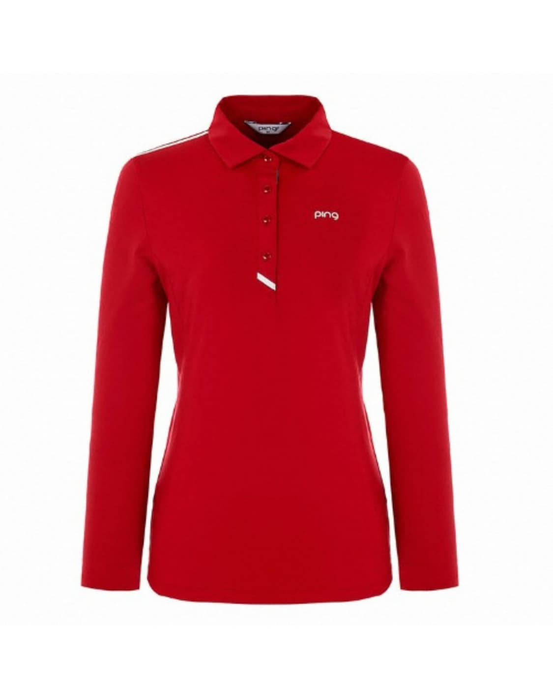 PING 여성 플래킷 배색 기모티셔츠 90 상품이미지1