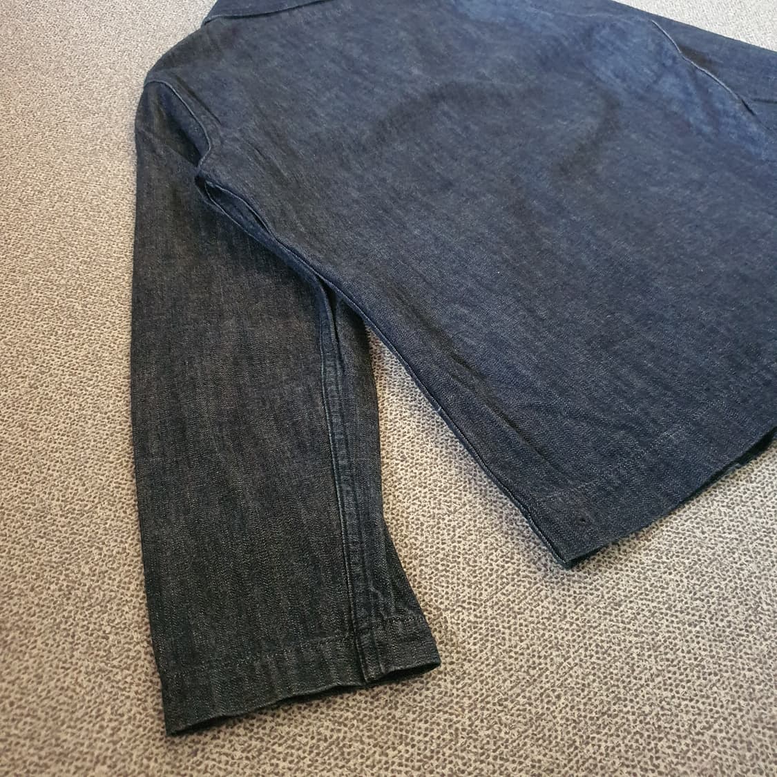 리얼맥코 USN 데님 숄 칼라 던가리 점퍼 상품이미지10