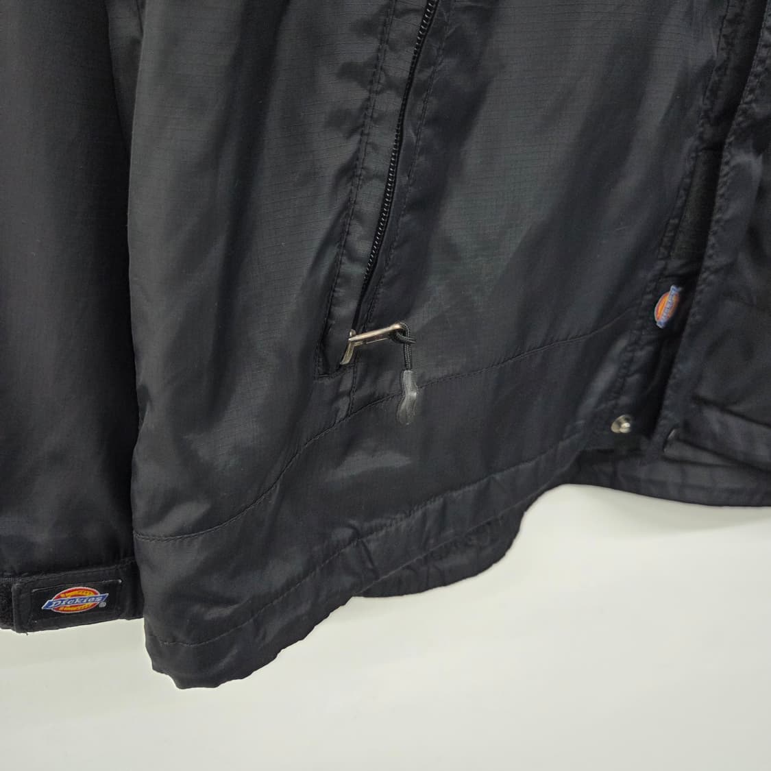 디키즈 블랙 후드 바람막이 자켓 남L 상품이미지3