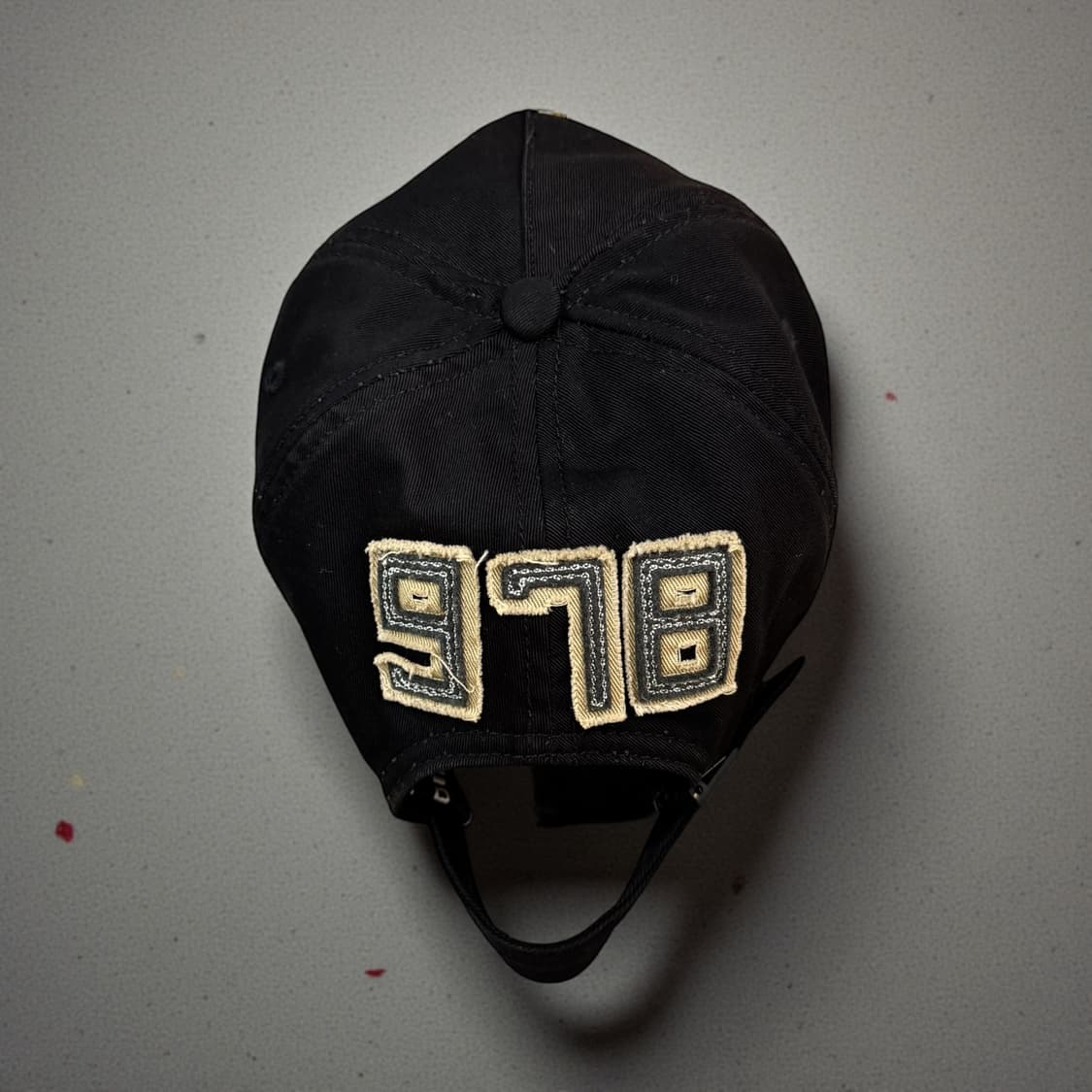 디젤 00AW 인더스트리 자수 데미지 볼캡 상품이미지5