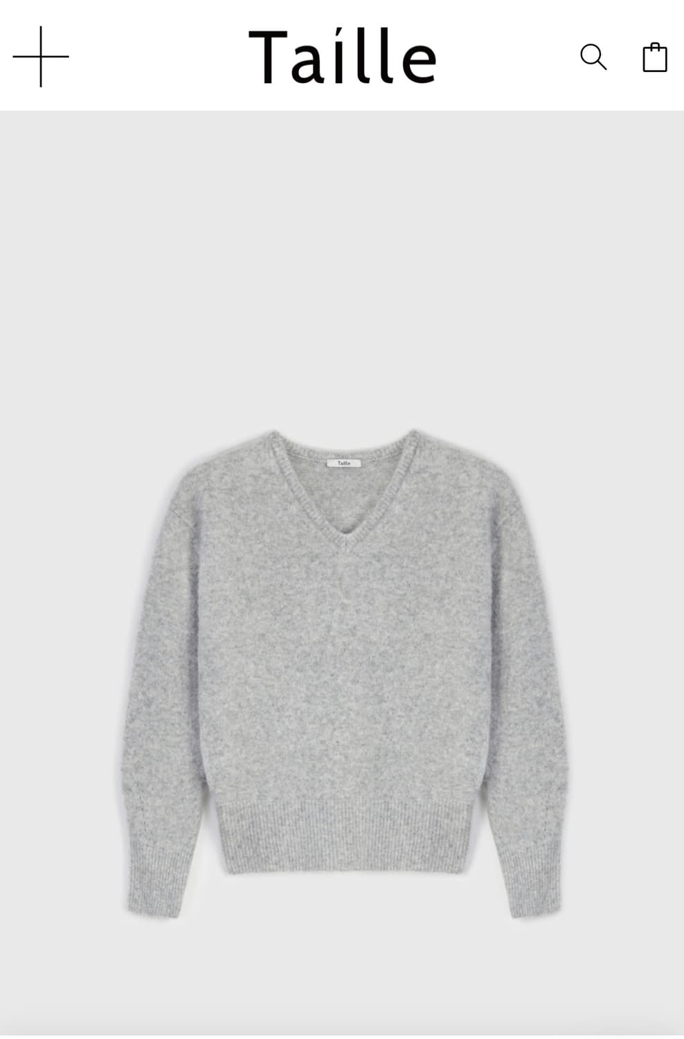 타일레 V넥 니트 상품이미지1