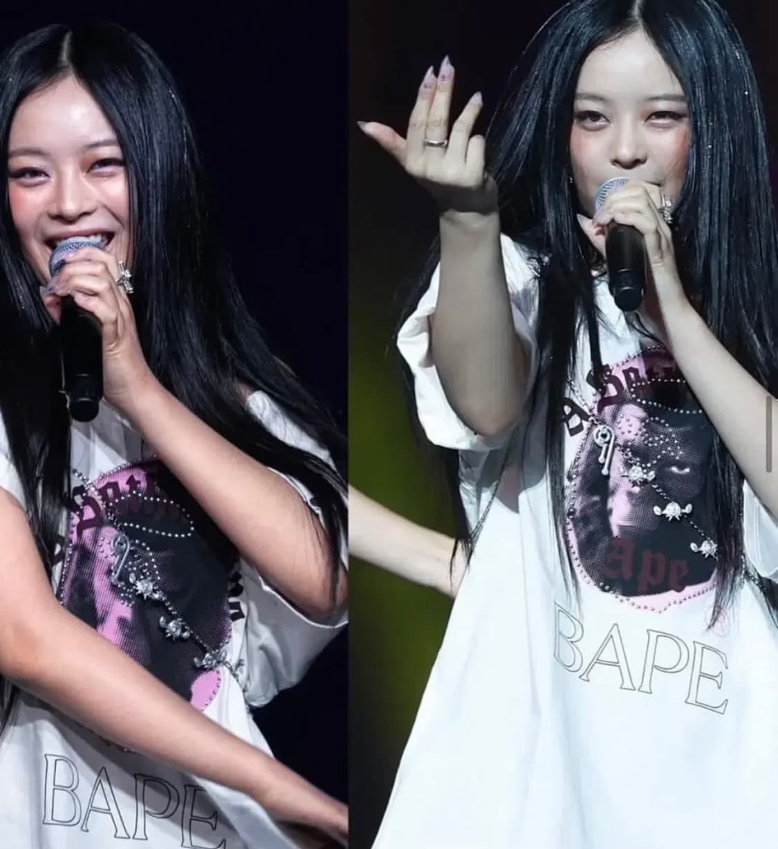 [XL] 베이프 스터드 유인원 티셔츠 상품이미지5