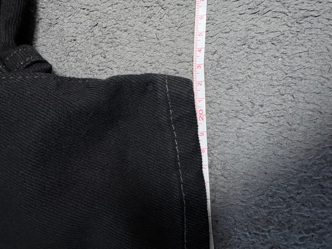 (34x32) 리바이스 517 부츠컷 블랙 데님 블랙진 상품이미지8